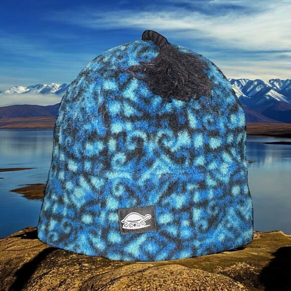 Turtle Fur Beanie Cap Hat Unisex Tassel Skull Nordic Aztec Ski Travel Holiday OS - Picture 1 of 9
